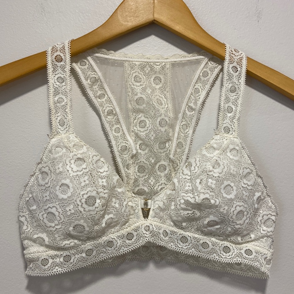 Aerie Lace Bralette Bandeau Women Size M